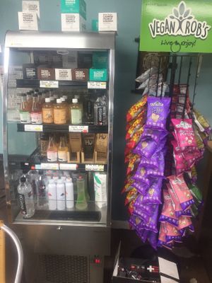 Snacks and drinks at Lulu's Empowering Goods in Lindenhurst