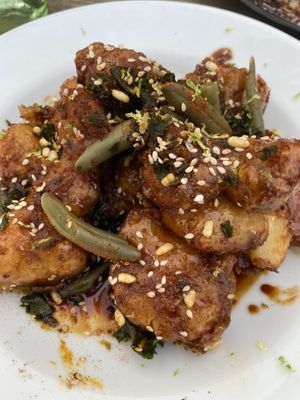 General Tso’s Cauliflower  at Naive in Louisville