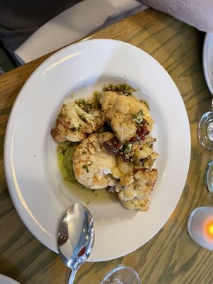 Vegan tasting - cauliflower  at Naive in Louisville
