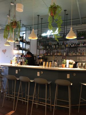 Bar for cocktails and coffee  at Naive in Louisville