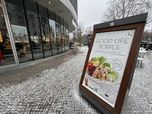 store front  at Dean & David - Monbijouplatz in Berlin