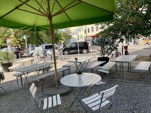 outside at Dean & David - Monbijouplatz in Berlin