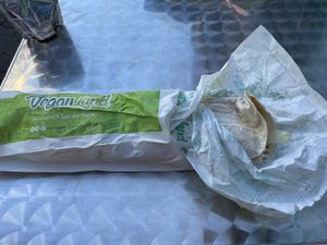 Safe and sound, my nugget wrap  at Vegan Land Cigkofte in Koblenz