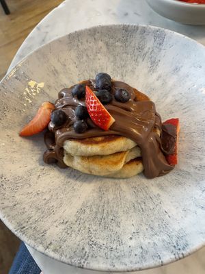 Pancakes   at Green Hippo in Helsinki