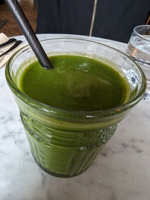 Green smoothie at Green Hippo in Helsinki