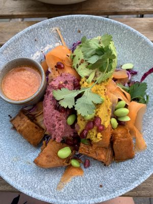 Buddha bowl   at Green Hippo in Helsinki