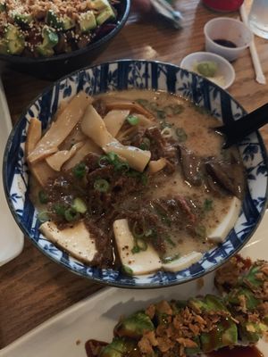 Vegan Yasai ramen  at Tomo Sushi & Ramen in Philadelphia