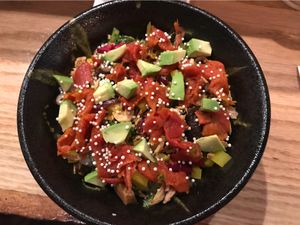 Vegan poke bowl at Tomo Sushi & Ramen in Philadelphia