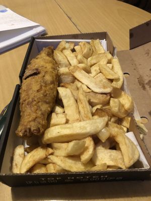 ‘Fish’ and chips at Sutton and Sons in London