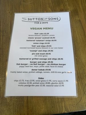   at Sutton and Sons in London