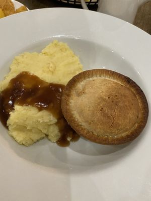 Steak and ale pie from Young Vegans at Sutton and Sons in London