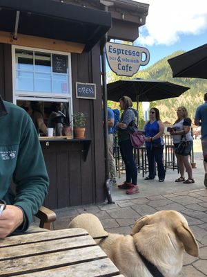 Side view at Argonaut Espresso Bar in Leavenworth