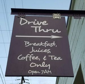 Drive thru options too! at Live! in Pensacola