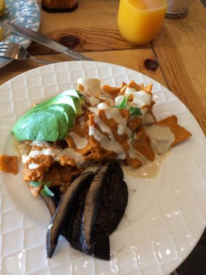 Chilaquiles at Alma Verde - Hipodromo in Tijuana