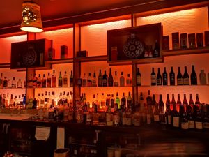 The bar at Fang Restaurant in San Francisco