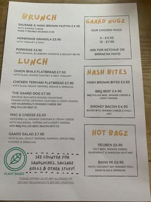   at Gaard Coffee Hide in Sheffield