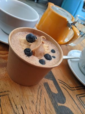 Oat breakfast at Gaard Coffee Hide in Sheffield