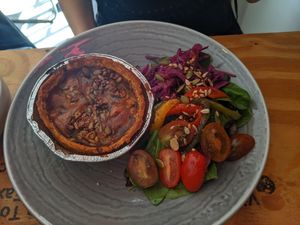 Gluten-free meal Gaard rustled-up (shame there wasn't a more suitable breakfast choice for GF people) at Gaard Coffee Hide in Sheffield