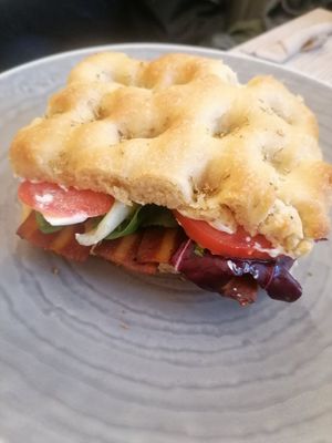 BLT pasto sandwich at Gaard Coffee Hide in Sheffield