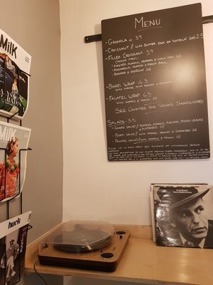 Gaard menu at Gaard Coffee Hide in Sheffield