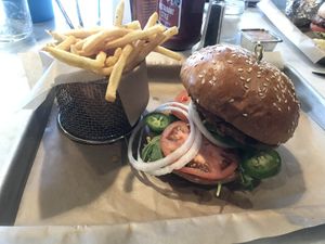 Beyond burger  at Latitude 105 in Estes Park