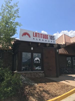 Outside  at Latitude 105 in Estes Park