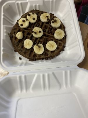 Gluten-free waffles  at Culture Coffee & Tea Bar in Virginia Beach