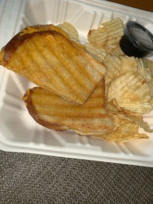 Vegan Grilled Cheese with Vegan Ranch  at Culture Coffee & Tea Bar in Virginia Beach