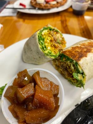Breakfast Burrito  at Culture Coffee & Tea Bar in Virginia Beach