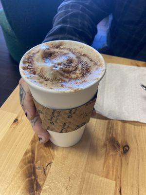 Mexican hot chocolate   at Culture Coffee & Tea Bar in Virginia Beach