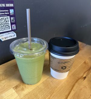 “GREEN GODDESS” smoothie & “DRIP COFFEE”   at Culture Coffee & Tea Bar in Virginia Beach