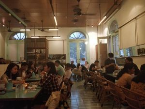 Restaurant interior at Privé - Asian Civilisation Museum  in Central Singapore
