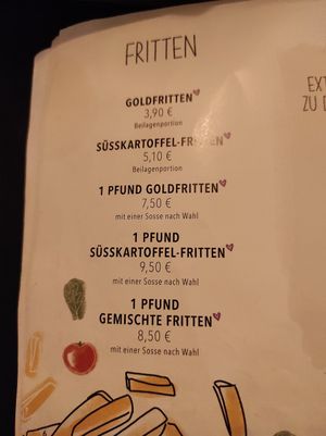 Fritten at Hans im Glück in Leipzig