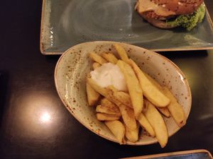 Goldfritten at Hans im Glück in Leipzig