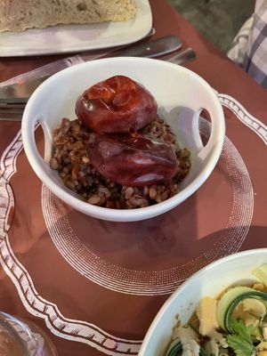 Prune et riz   at La Cuisine Comptoir in Collioure