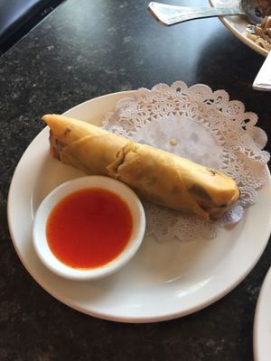 Spring Roll at Buddha's Vegan Restaurant in Toronto