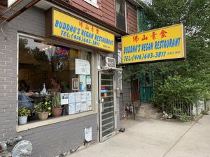   at Buddha's Vegan Restaurant in Toronto