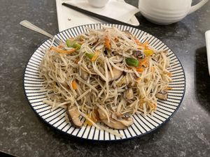   at Buddha's Vegan Restaurant in Toronto