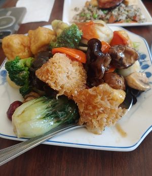   at Buddha's Vegan Restaurant in Toronto