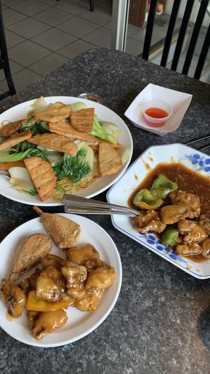   at Buddha's Vegan Restaurant in Toronto