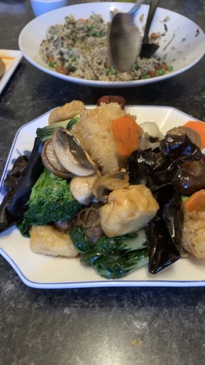   at Buddha's Vegan Restaurant in Toronto