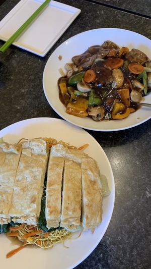   at Buddha's Vegan Restaurant in Toronto