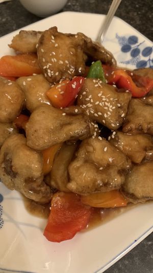   at Buddha's Vegan Restaurant in Toronto