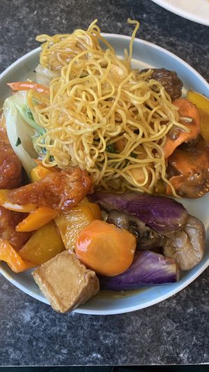   at Buddha's Vegan Restaurant in Toronto