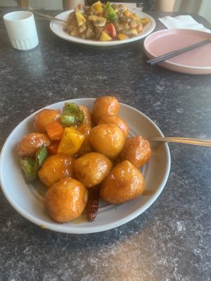   at Buddha's Vegan Restaurant in Toronto