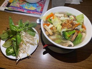 Vege pho  at Island Pho & Grill in Matlacha