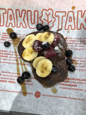 Mini Banana Pancakes at Taku-Taku in Stockholm