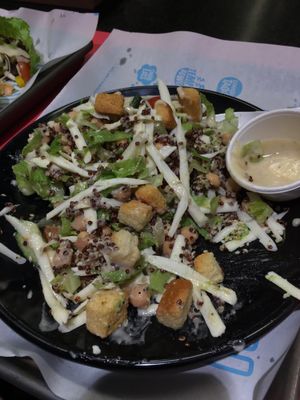 Crunchy avokado caezar salad at Taku-Taku in Stockholm