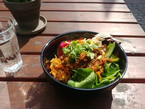 Chili temple bowl at Taku-Taku in Stockholm