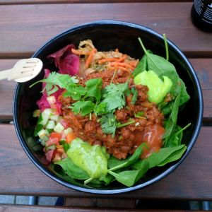 tikka bowl at Taku-Taku in Stockholm